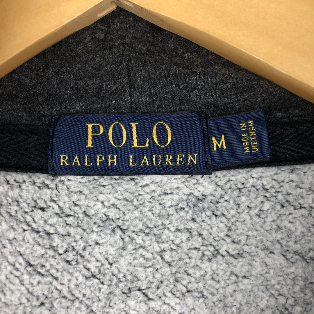 Ralph Lauren POLO RALPH LAUREN Sweat Full Zip Hoodie Men's M cotton black type Vintage Second Hand