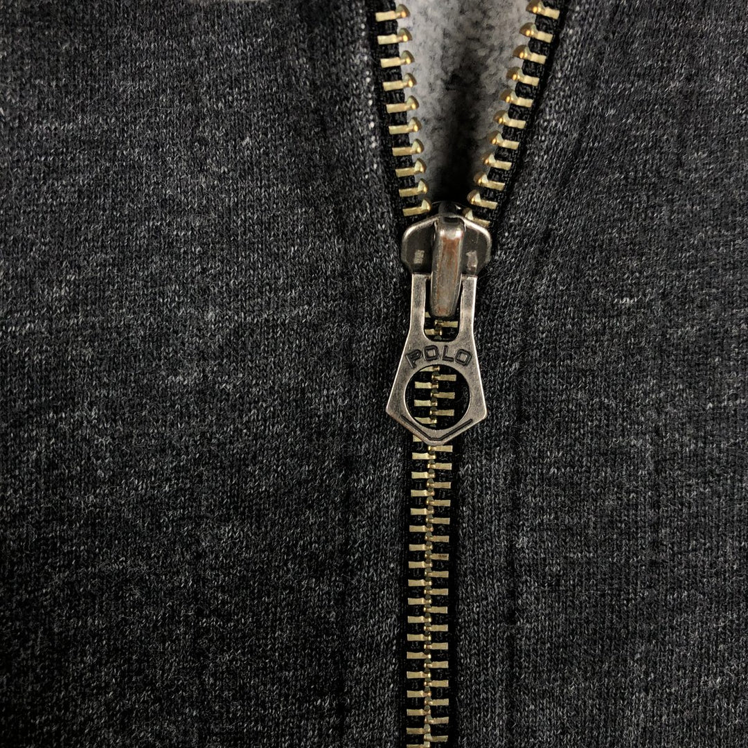 Ralph Lauren POLO RALPH LAUREN Sweat Full Zip Hoodie Men's M cotton black type Vintage Second Hand