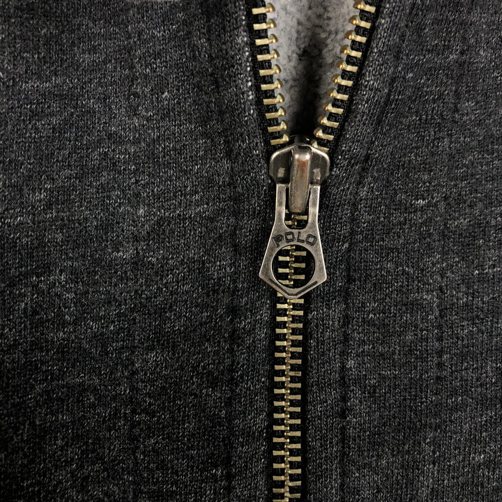 Ralph Lauren POLO RALPH LAUREN Sweat Full Zip Hoodie Men's M cotton black type Vintage Second Hand