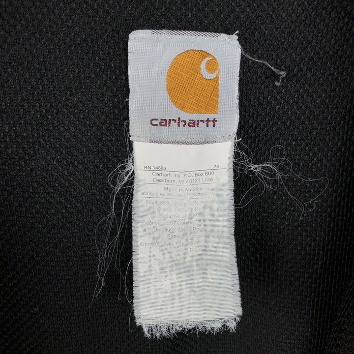 Carhartt Sweat Full Zip Hoodie Men's XL cotton Khaki type Vintage Second Hand