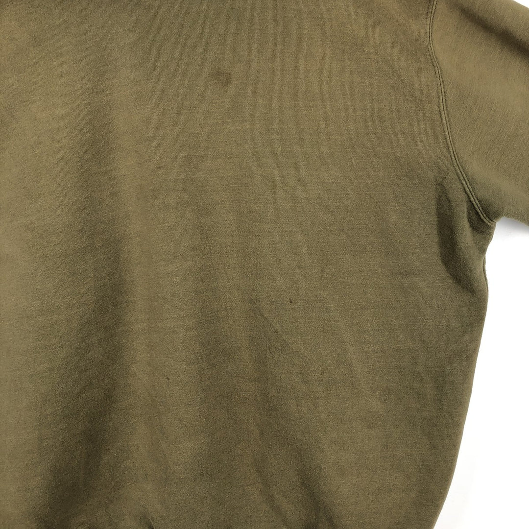 Carhartt Sweat Full Zip Hoodie Men's XL cotton Khaki type Vintage Second Hand