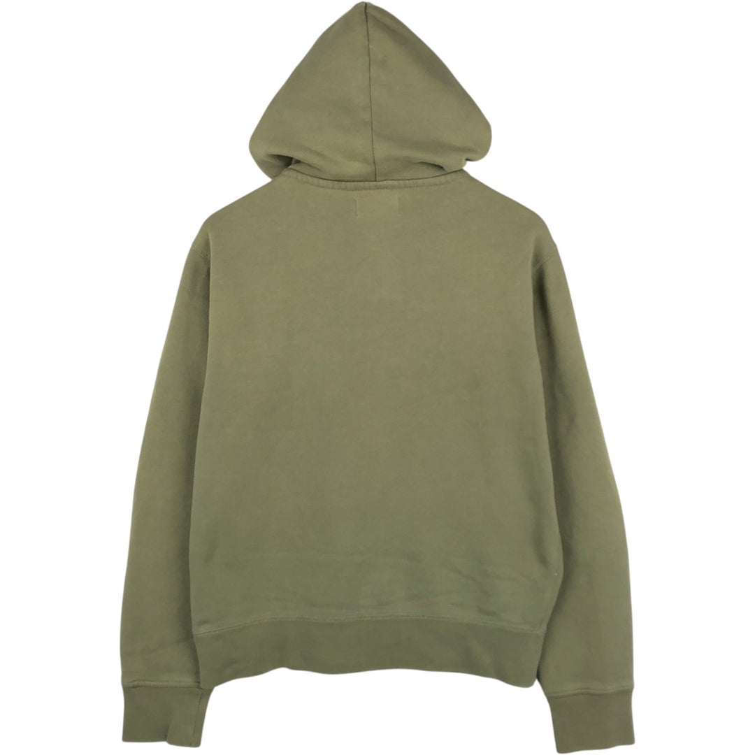 Ralph Lauren POLO by Ralph Lauren Sweatshirt Full-Zip Hoodie, Men's Size M (Equivalent), Long Sleeves cotton Khaki type Vintage Second Hand