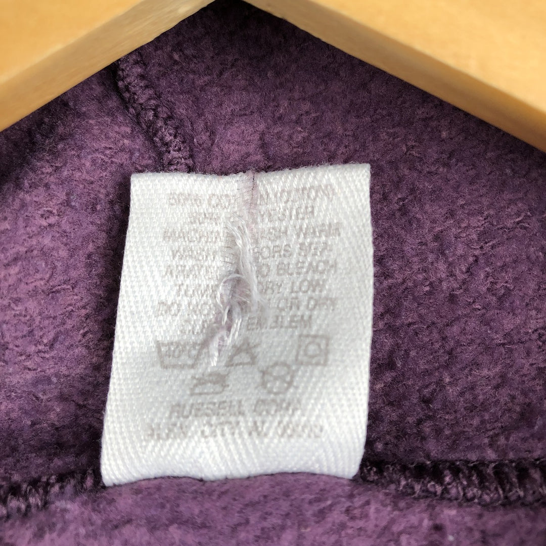 Vintage 90'S Russell Athletic full-zip sweatshirt, USA made, men's size XL cotton purple type Vintage Second Hand