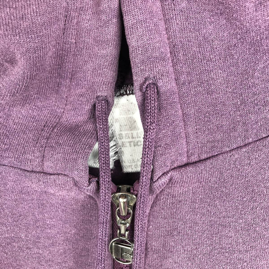 Vintage 90'S Russell Athletic full-zip sweatshirt, USA made, men's size XL cotton purple type Vintage Second Hand