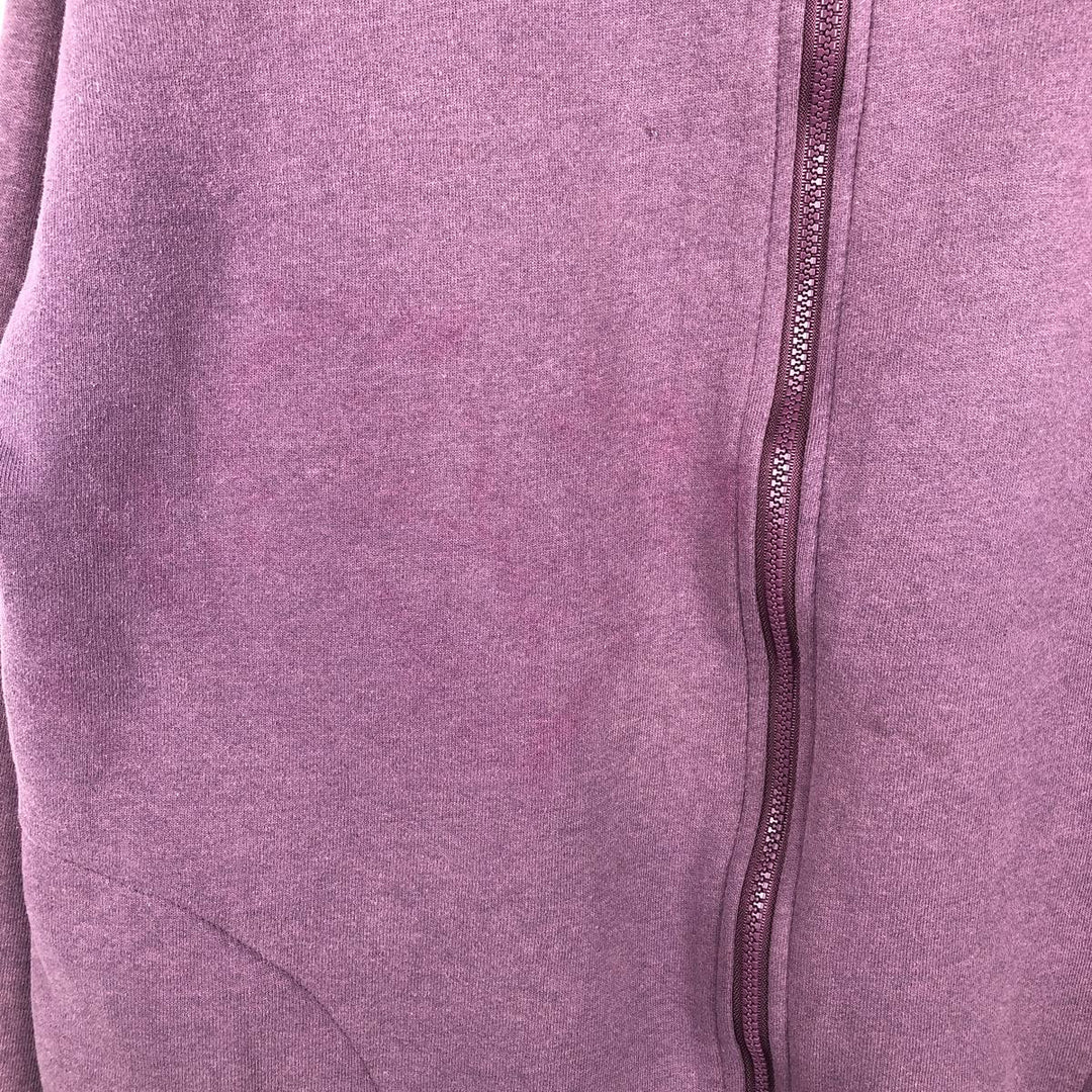 Vintage 90'S Russell Athletic full-zip sweatshirt, USA made, men's size XL cotton purple type Vintage Second Hand