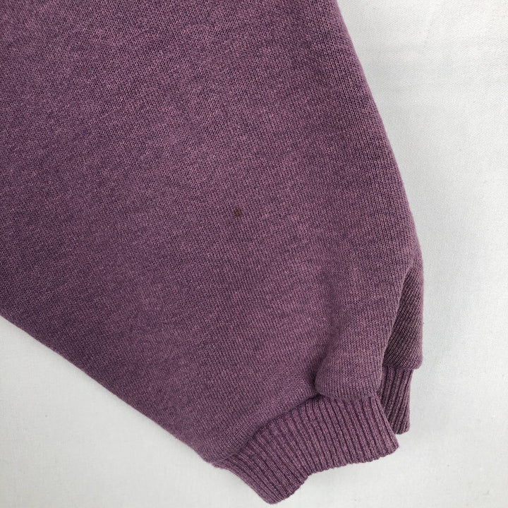 Vintage 90'S Russell Athletic full-zip sweatshirt, USA made, men's size XL cotton purple type Vintage Second Hand