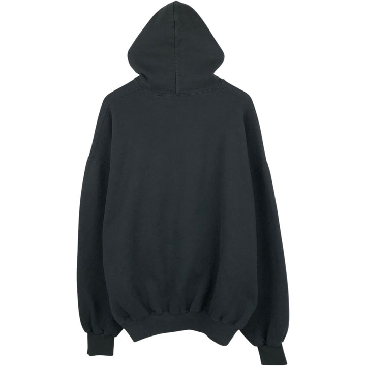 90s-00'S Russell Athletic Full-Zip Sweatshirt Hoodie, Men's XXL equivalent, Vintage cotton black type Vintage Second Hand