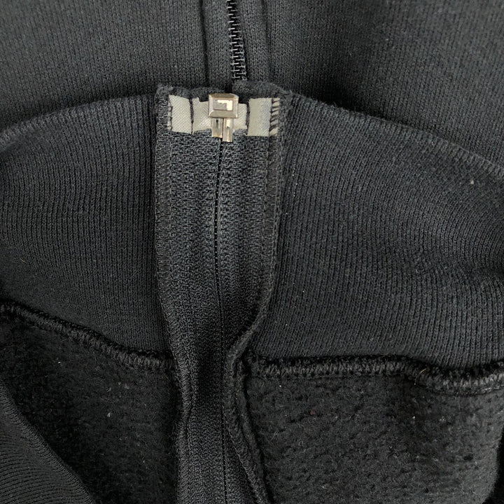 90s-00'S Russell Athletic Full-Zip Sweatshirt Hoodie, Men's XXL equivalent, Vintage cotton black type Vintage Second Hand