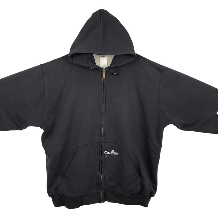 Carhartt Sweat Full Zip Hoodie Men's XL unclear black type Vintage Second Hand