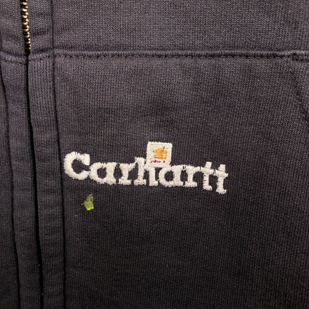 Carhartt Sweat Full Zip Hoodie Men's XL unclear black type Vintage Second Hand