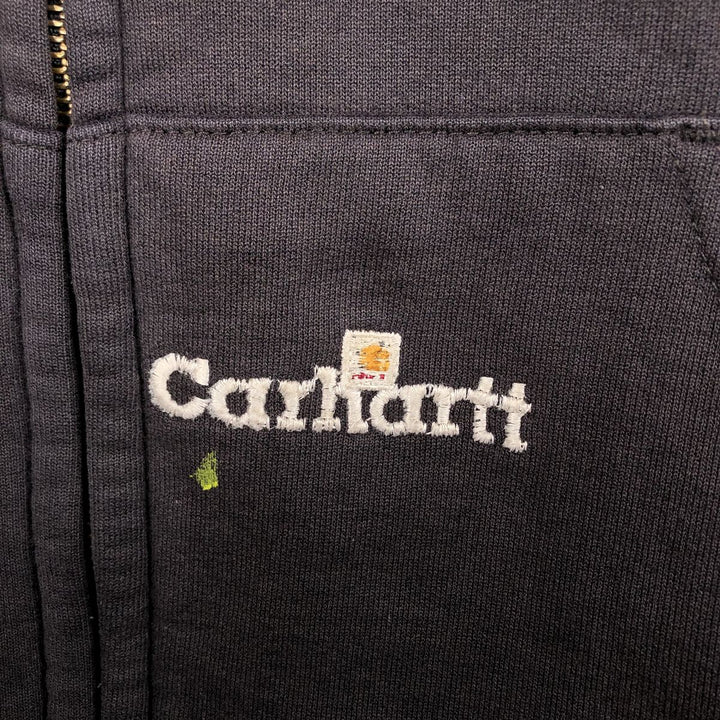 Carhartt Sweat Full Zip Hoodie Men's XL unclear black type Vintage Second Hand