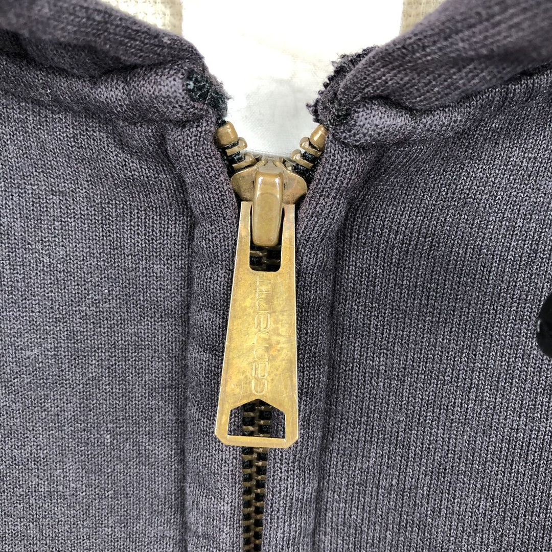 Carhartt Sweat Full Zip Hoodie Men's XL unclear black type Vintage Second Hand