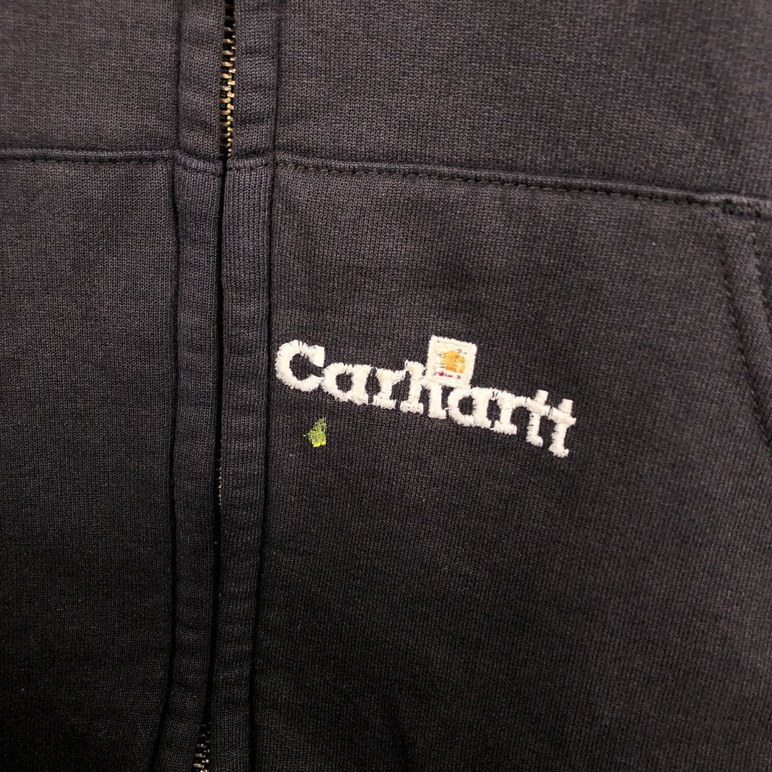 Carhartt Sweat Full Zip Hoodie Men's XL unclear black type Vintage Second Hand