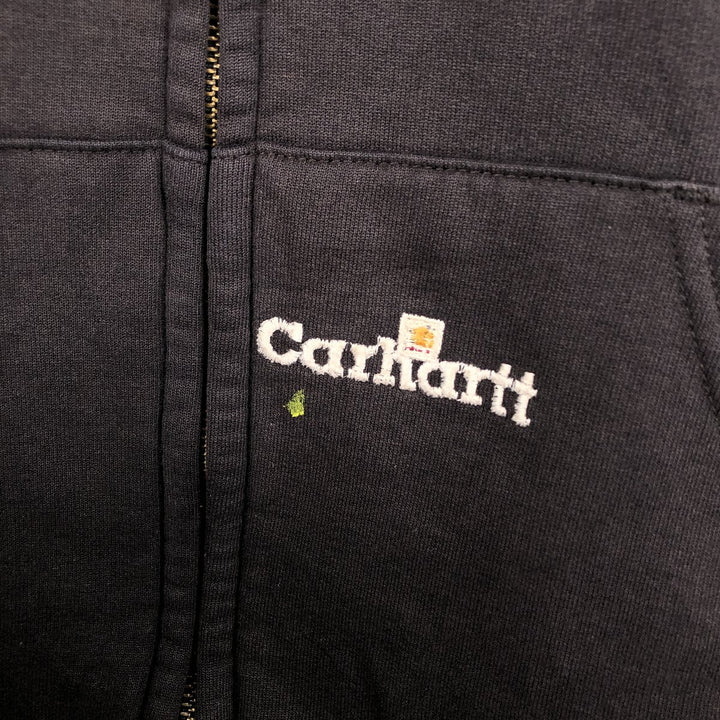 Carhartt Sweat Full Zip Hoodie Men's XL unclear black type Vintage Second Hand