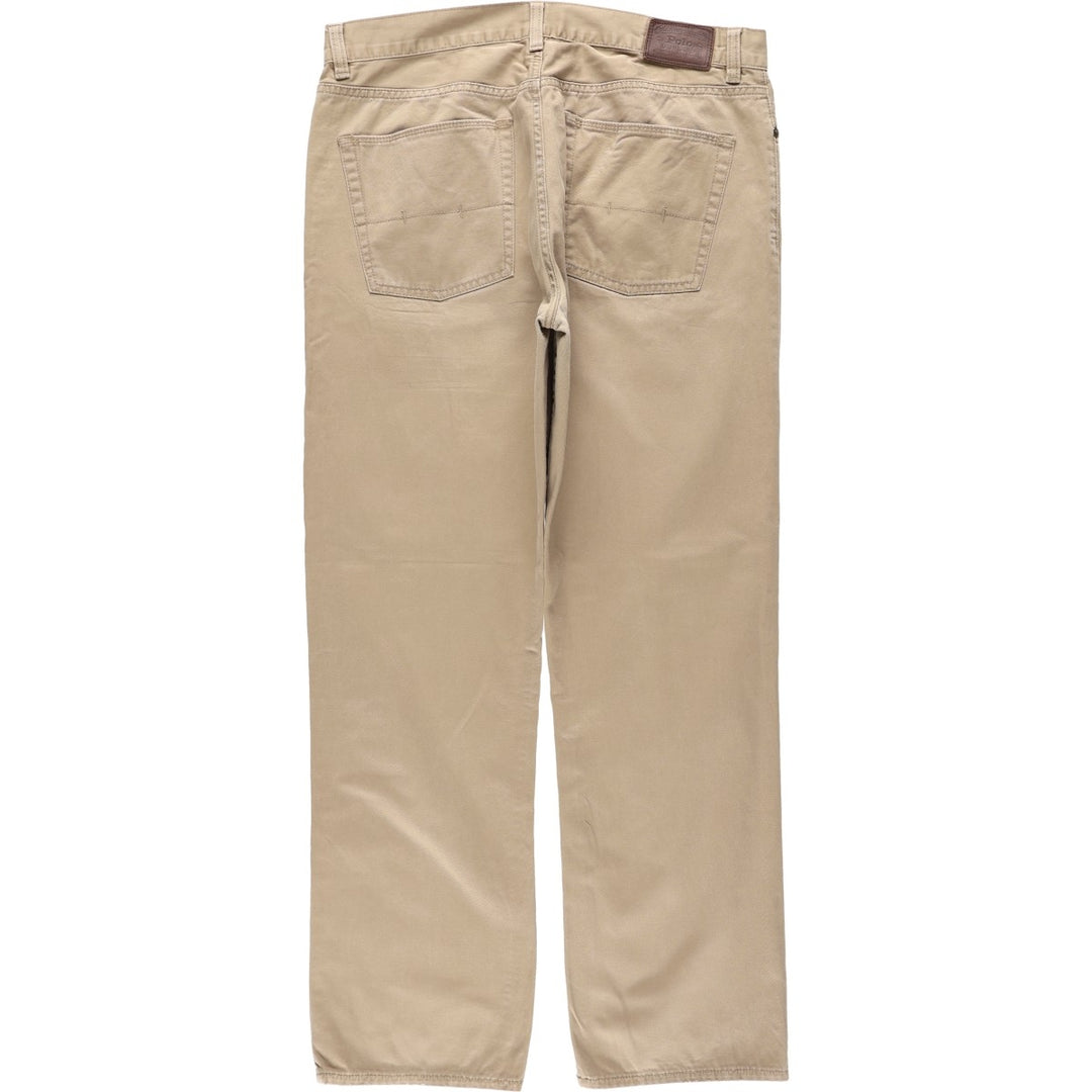 Ralph Lauren POLO RALPH LAUREN 650 STRAIGHT Chino Pants, Men's W35 (approx.) cotton Beige type Vintage Second Hand