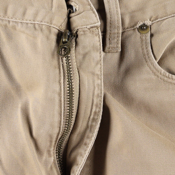 Ralph Lauren POLO RALPH LAUREN 650 STRAIGHT Chino Pants, Men's W35 (approx.) cotton Beige type Vintage Second Hand