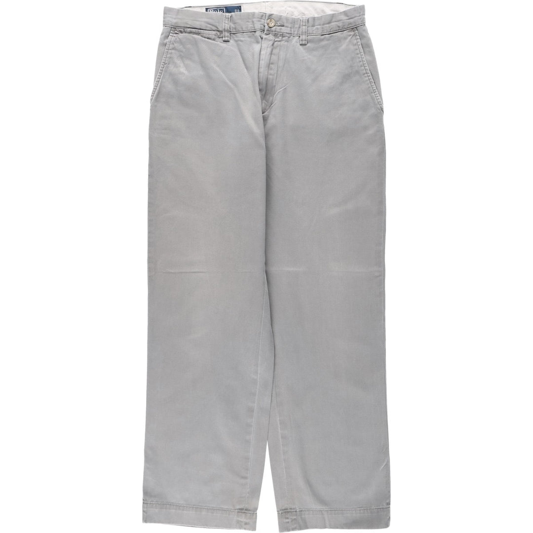Ralph Lauren POLO by Ralph Lauren PRESTON PANT Chino Pants, Men's W30 equivalent. cotton gray type Vintage Second Hand