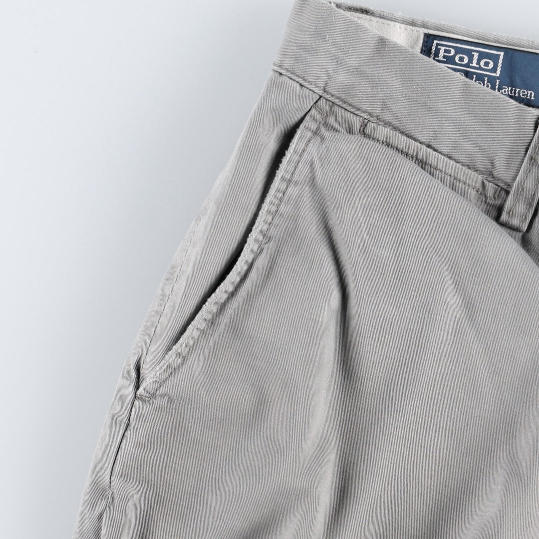 Ralph Lauren POLO by Ralph Lauren PRESTON PANT Chino Pants, Men's W30 equivalent. cotton gray type Vintage Second Hand