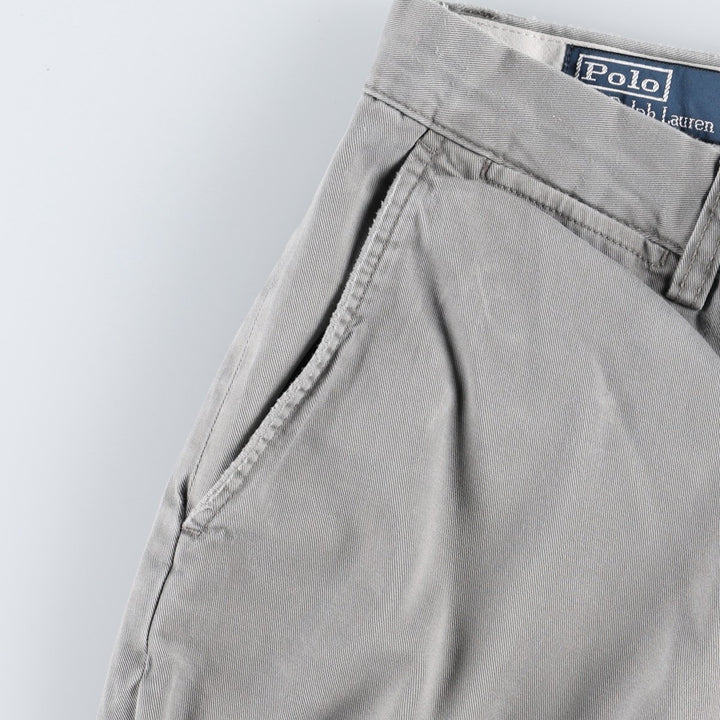 Ralph Lauren POLO by Ralph Lauren PRESTON PANT Chino Pants, Men's W30 equivalent. cotton gray type Vintage Second Hand