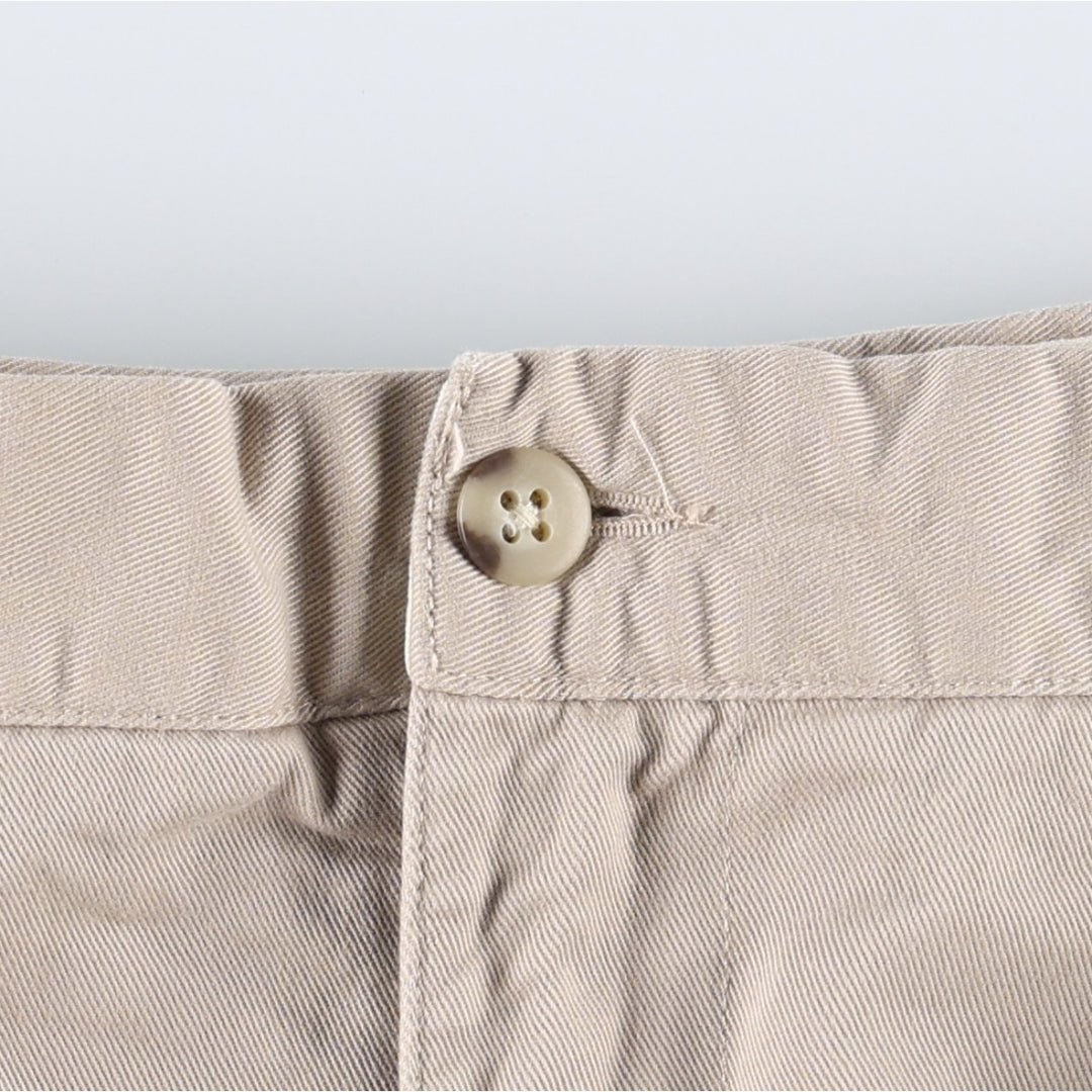 Ralph Lauren POLO by Ralph Lauren HAMMOND PANT, two-pleat chino pants, men's size W38 cotton Beige type Vintage Second Hand