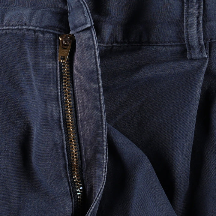 Ralph Lauren POLO by Ralph Lauren HAMMOND PANT, two-pleat chino pants, men's w35 equivalent cotton navy blue type Vintage Second Hand
