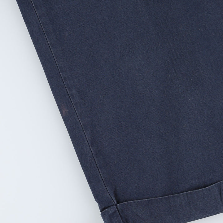 Ralph Lauren POLO by Ralph Lauren HAMMOND PANT, two-pleat chino pants, men's w35 equivalent cotton navy blue type Vintage Second Hand