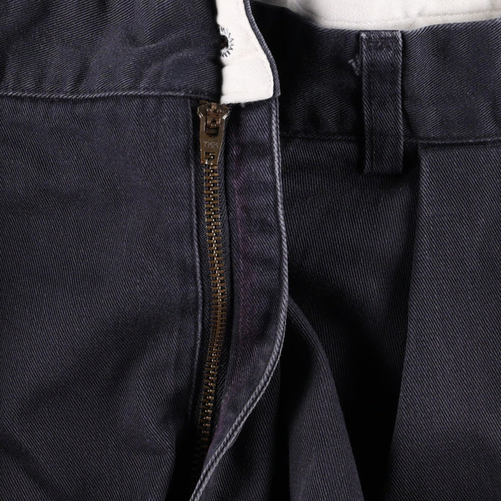 Ralph Lauren POLO by Ralph Lauren ANDREW PANT Two-pleat chino pants for men, equivalent to W34 cotton navy blue type Vintage Second Hand