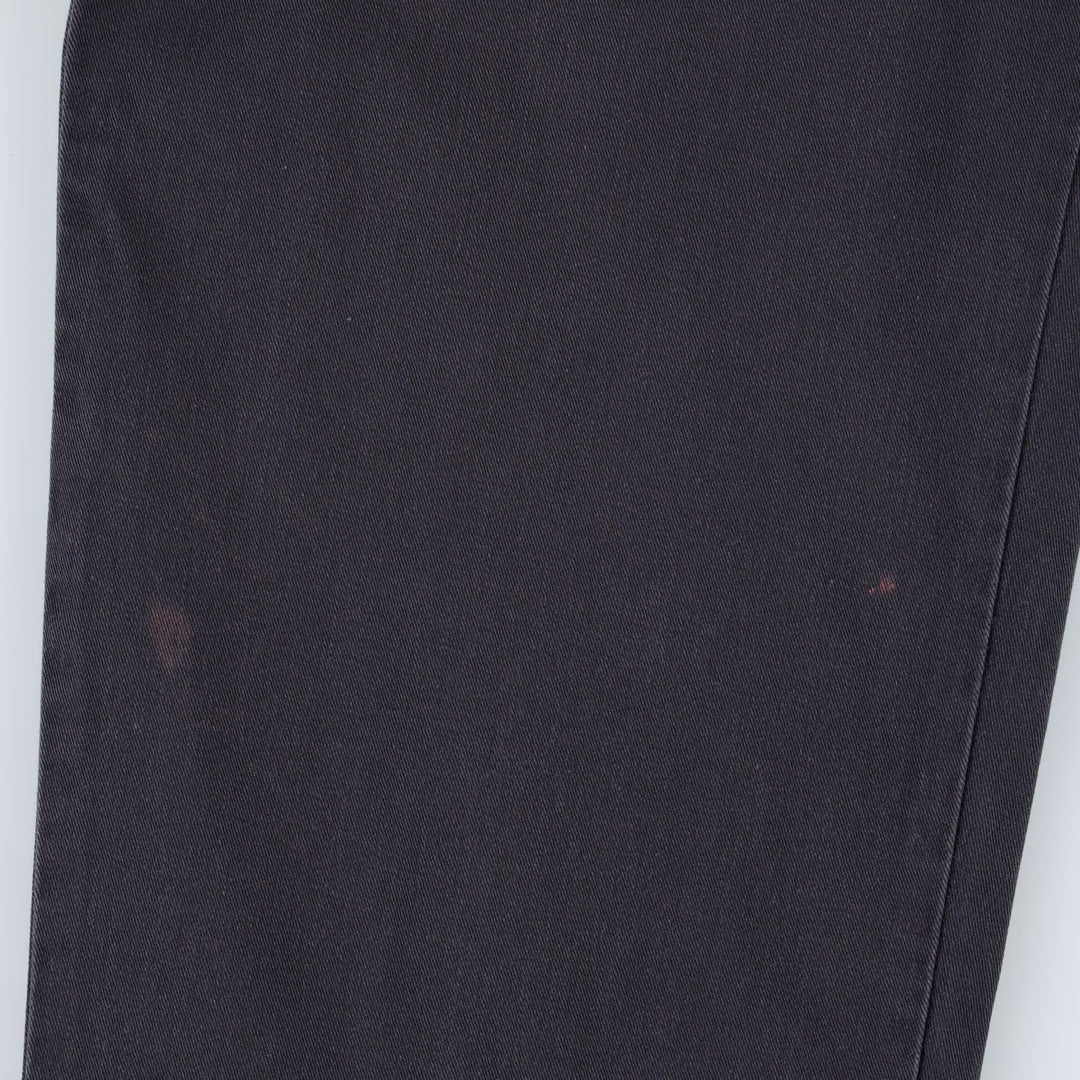 Ralph Lauren POLO by Ralph Lauren ANDREW PANT Two-pleat chino pants for men, equivalent to W34 cotton navy blue type Vintage Second Hand