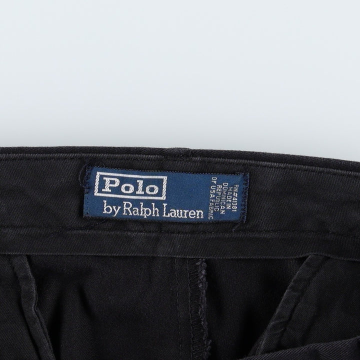 Ralph Lauren POLO by Ralph Lauren Chino Pants Men's W36 cotton black type Vintage Second Hand
