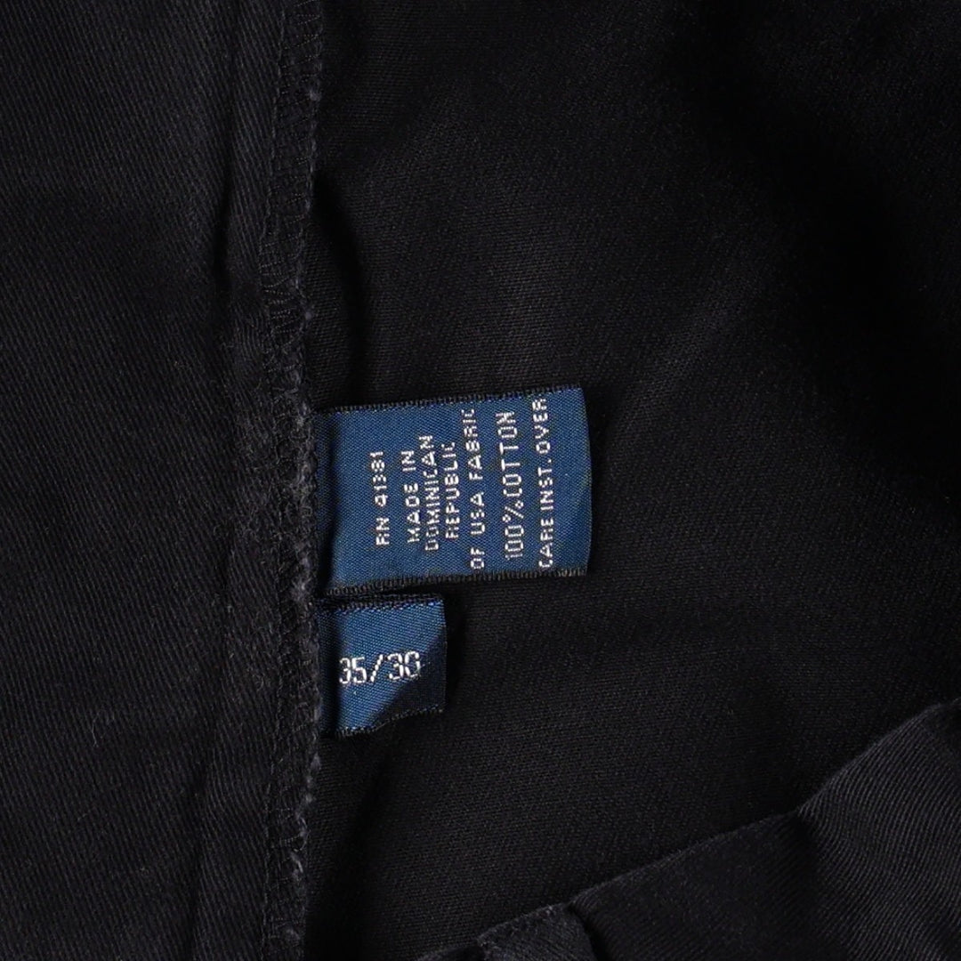 Ralph Lauren POLO by Ralph Lauren Chino Pants Men's W36 cotton black type Vintage Second Hand