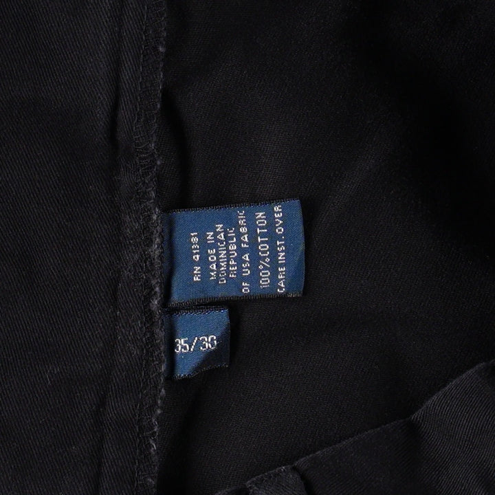 Ralph Lauren POLO by Ralph Lauren Chino Pants Men's W36 cotton black type Vintage Second Hand