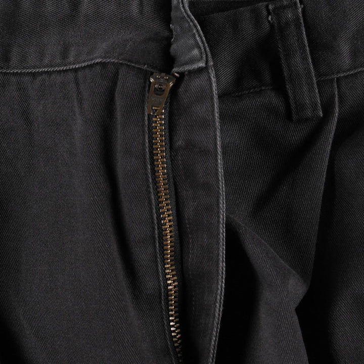 Ralph Lauren POLO by Ralph Lauren HAMMOND PANT, two-pleat chino pants, men's w35 equivalent cotton black type Vintage Second Hand