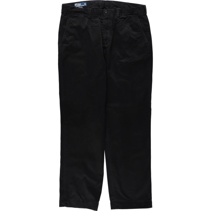 Ralph Lauren POLO by Ralph Lauren PRESTON PANT Chino pants for men, equivalent to w35 cotton black type Vintage Second Hand