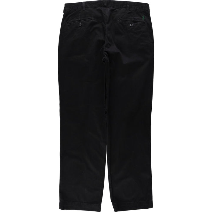 Ralph Lauren POLO by Ralph Lauren PRESTON PANT Chino pants for men, equivalent to w35 cotton black type Vintage Second Hand