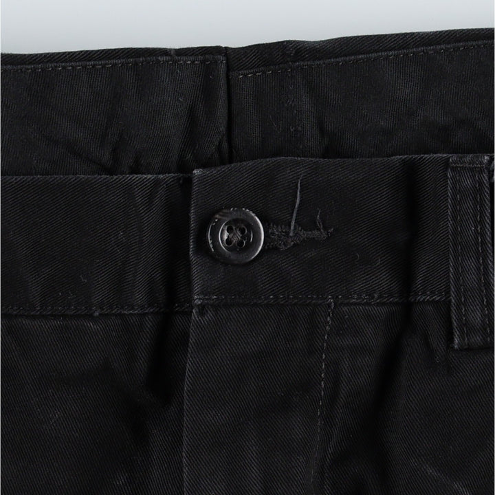 Ralph Lauren POLO by Ralph Lauren PRESTON PANT Chino pants for men, equivalent to w35 cotton black type Vintage Second Hand