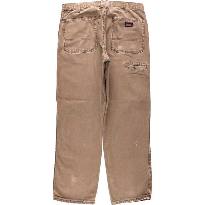 Dickies Duck Work Pants Men's W35 cotton brown type Vintage Second Hand