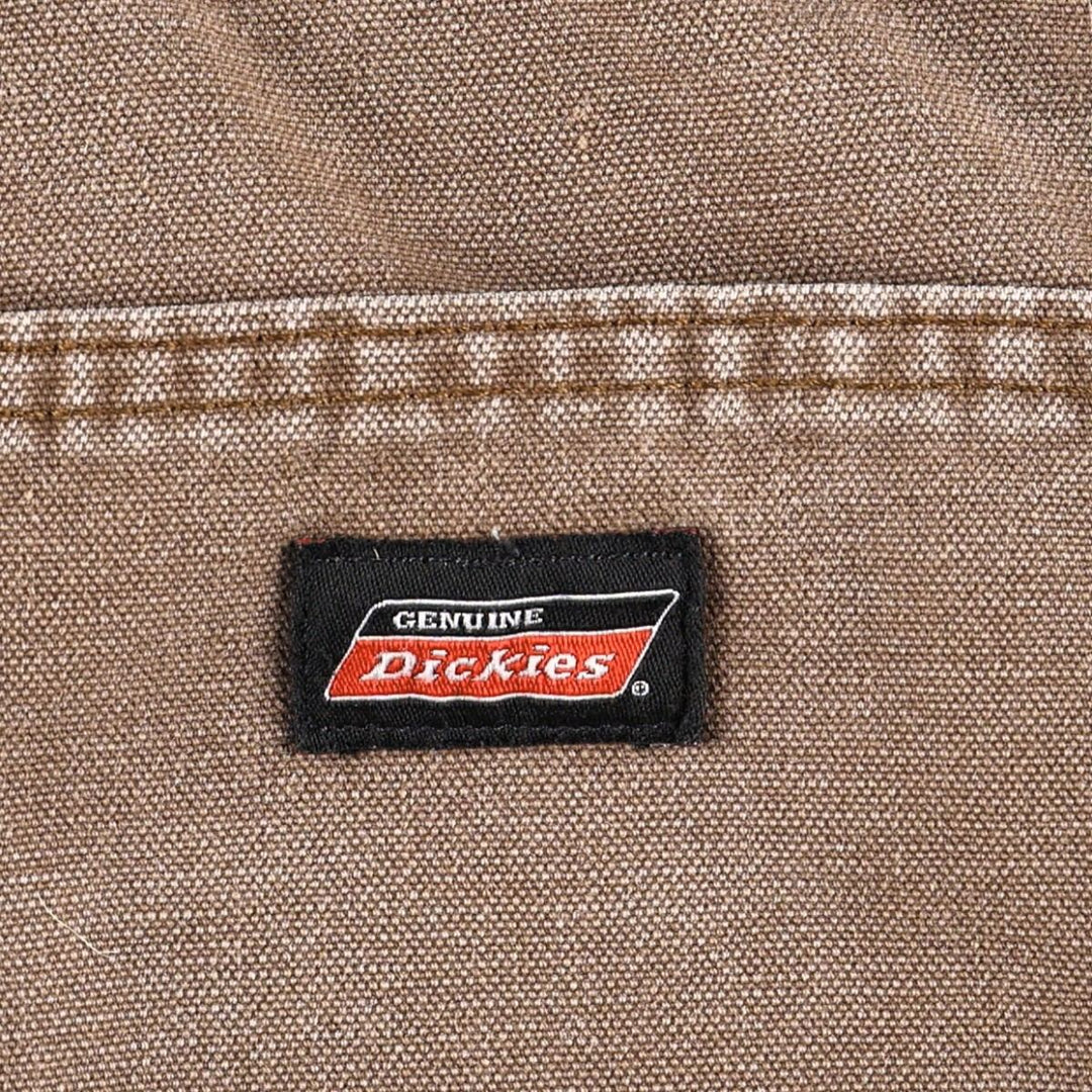 Dickies Duck Work Pants Men's W35 cotton brown type Vintage Second Hand