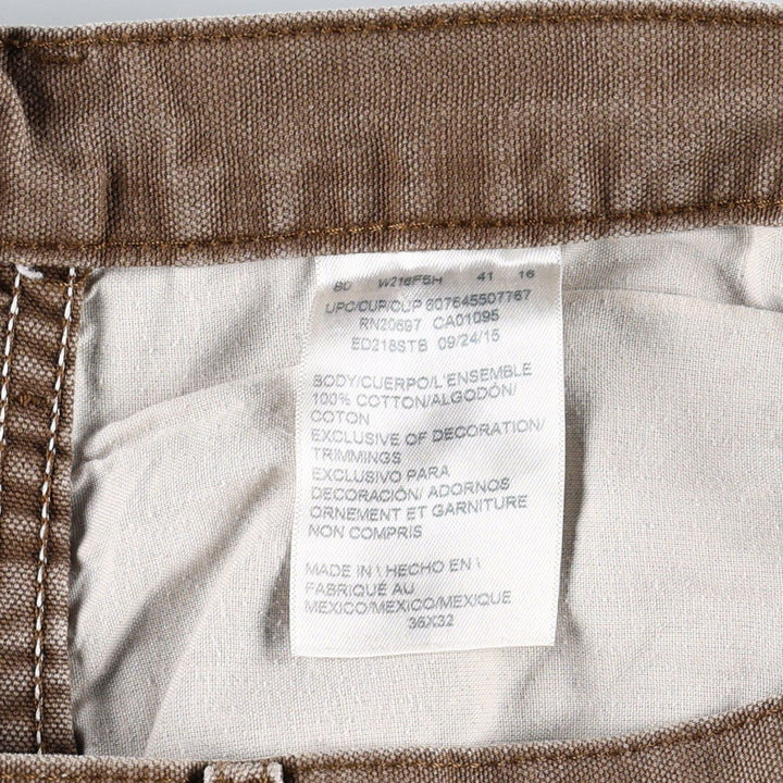 Dickies Duck Work Pants Men's W35 cotton brown type Vintage Second Hand