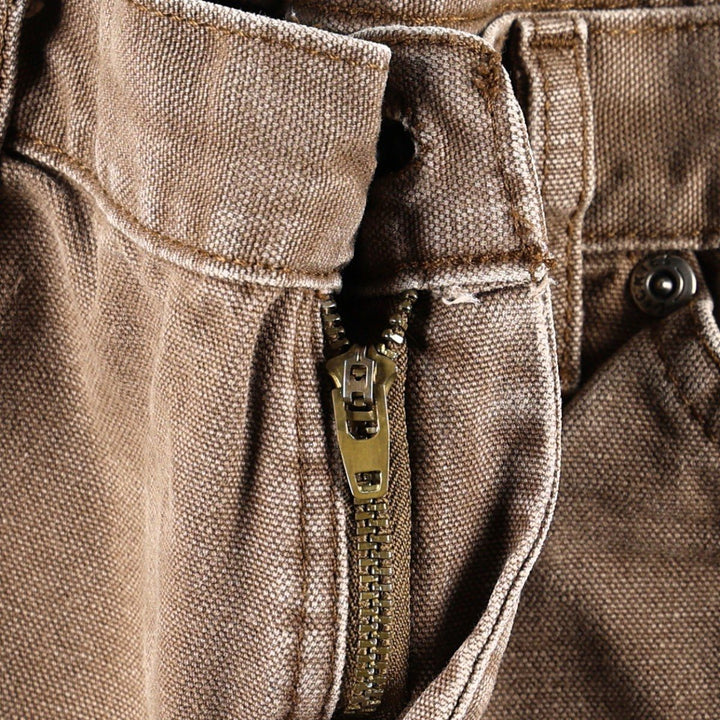 Dickies Duck Work Pants Men's W35 cotton brown type Vintage Second Hand