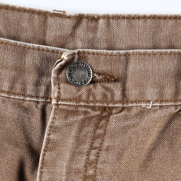 Dickies Duck Work Pants Men's W35 cotton brown type Vintage Second Hand