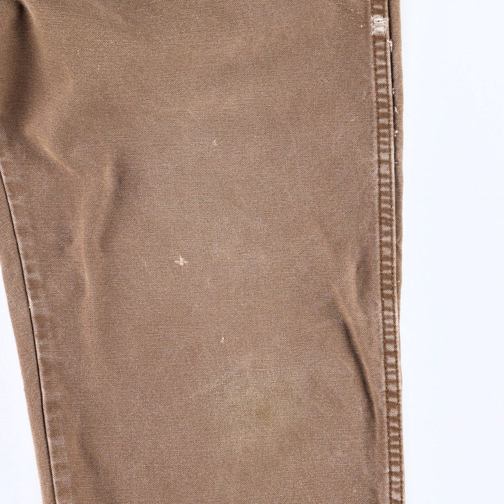 Dickies Duck Work Pants Men's W35 cotton brown type Vintage Second Hand