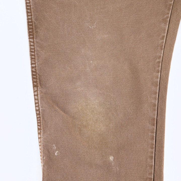 Dickies Duck Work Pants Men's W35 cotton brown type Vintage Second Hand