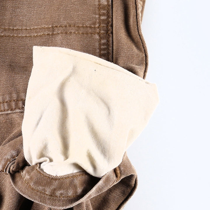 Dickies Duck Work Pants Men's W35 cotton brown type Vintage Second Hand