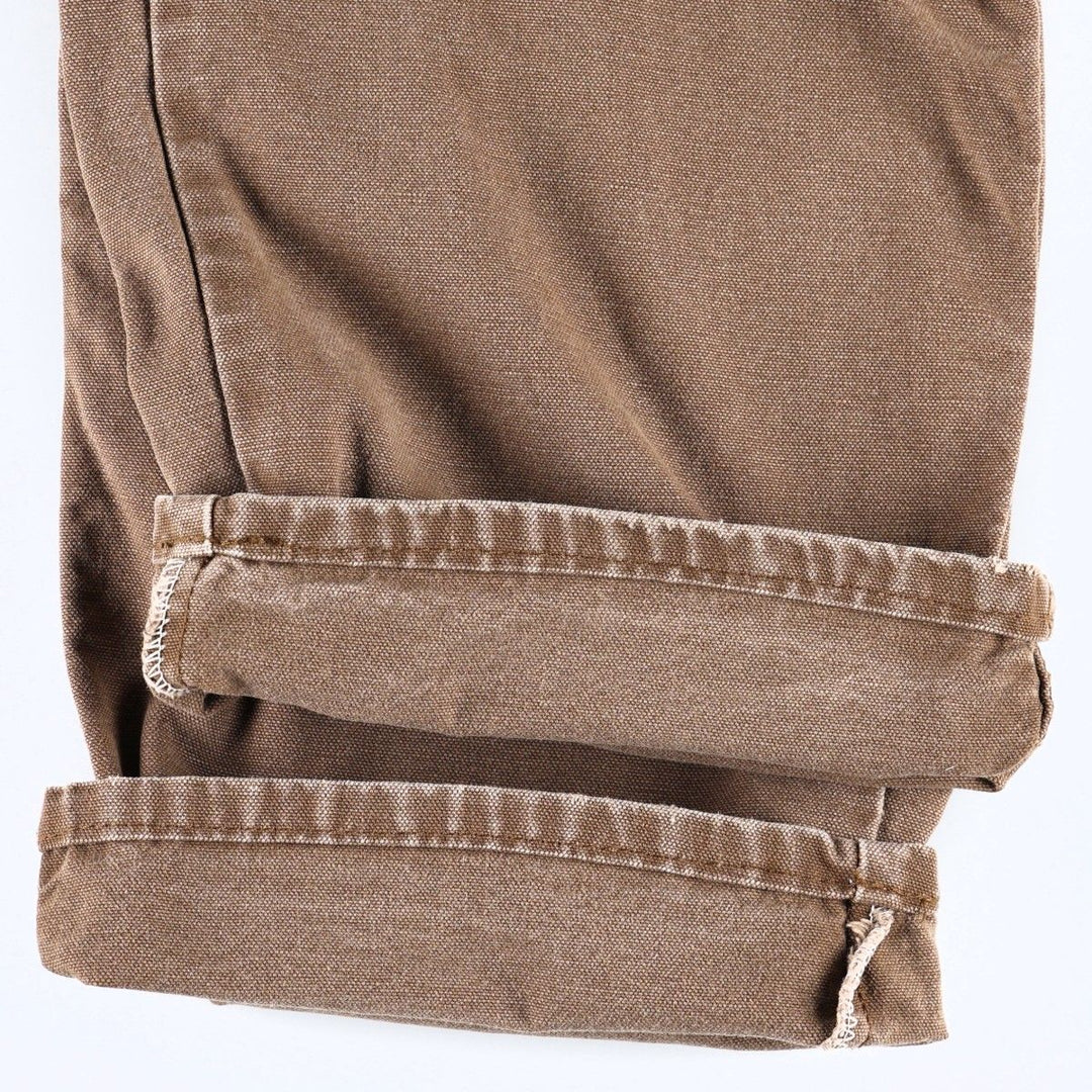 Dickies Duck Work Pants Men's W35 cotton brown type Vintage Second Hand