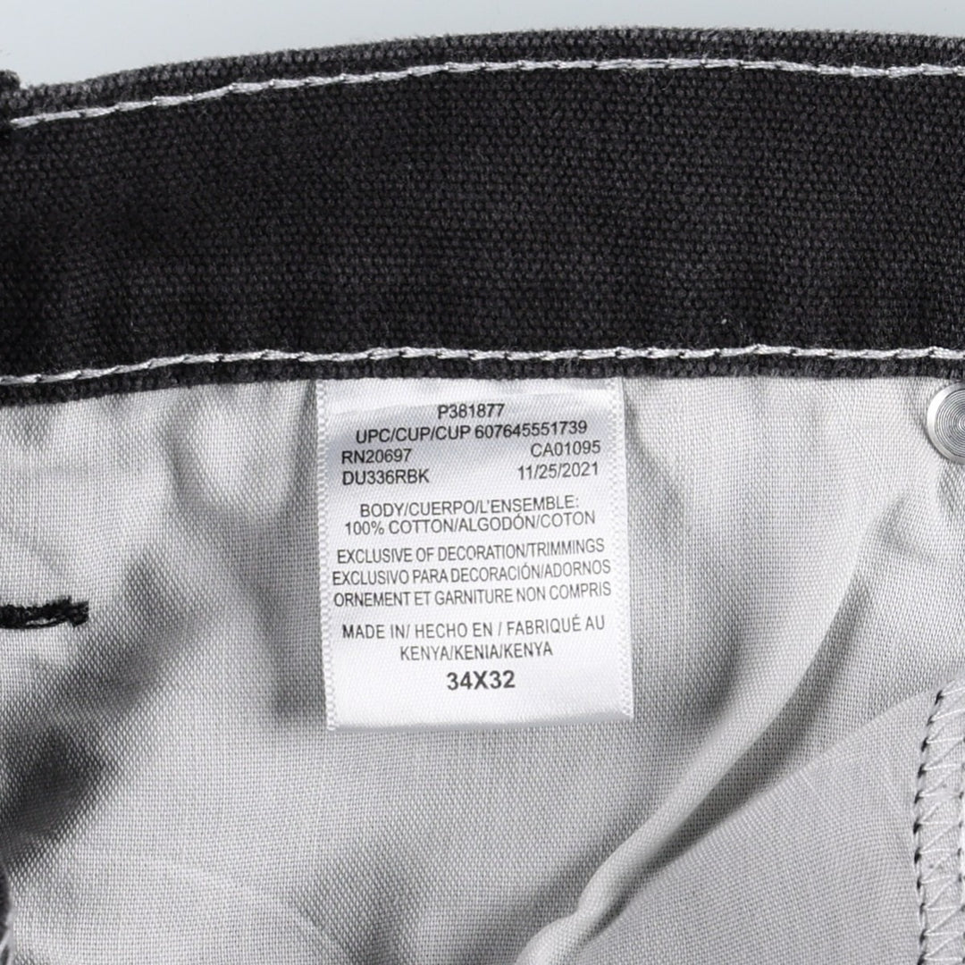 Dickies Duck Painter Pants Men's W32 equivalent cotton black type Vintage Second Hand