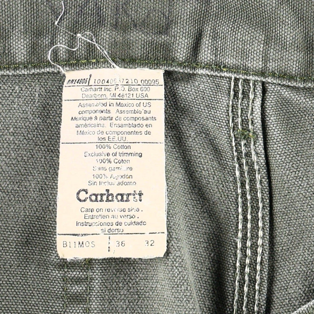 Carhartt Duck Painter Pants, Men's, W36 equivalent cotton Khaki type Vintage Second Hand