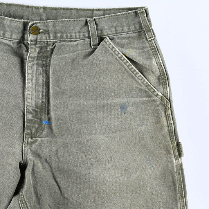 Carhartt Duck Painter Pants, Men's, W36 equivalent cotton Khaki type Vintage Second Hand