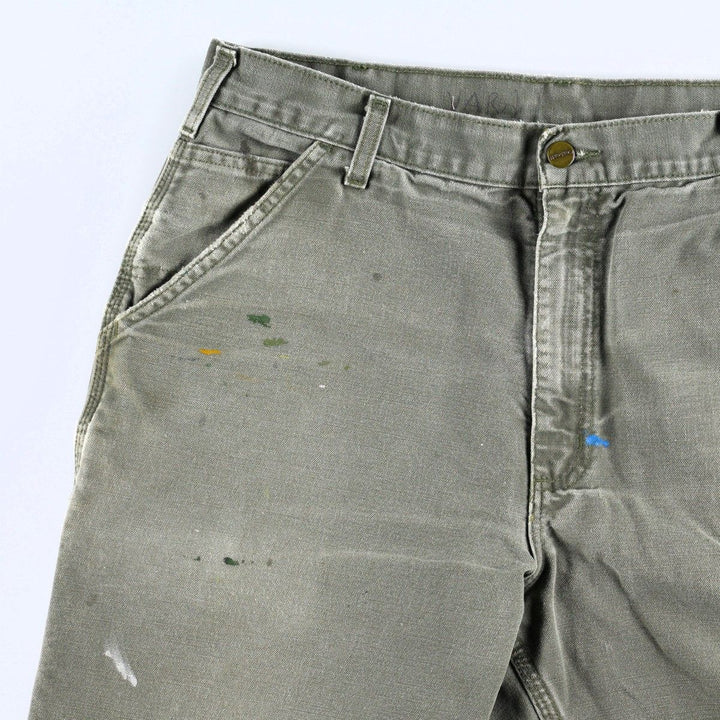 Carhartt Duck Painter Pants, Men's, W36 equivalent cotton Khaki type Vintage Second Hand