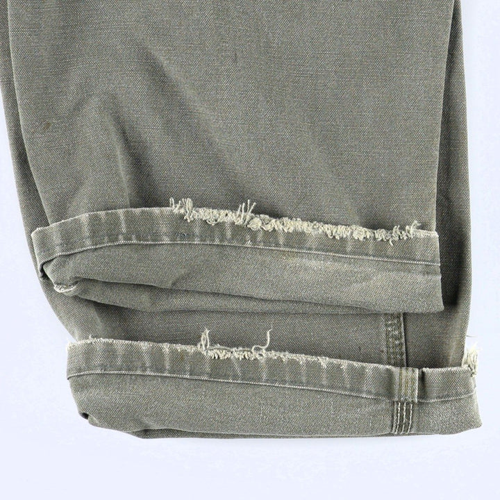 Carhartt Duck Painter Pants, Men's, W36 equivalent cotton Khaki type Vintage Second Hand