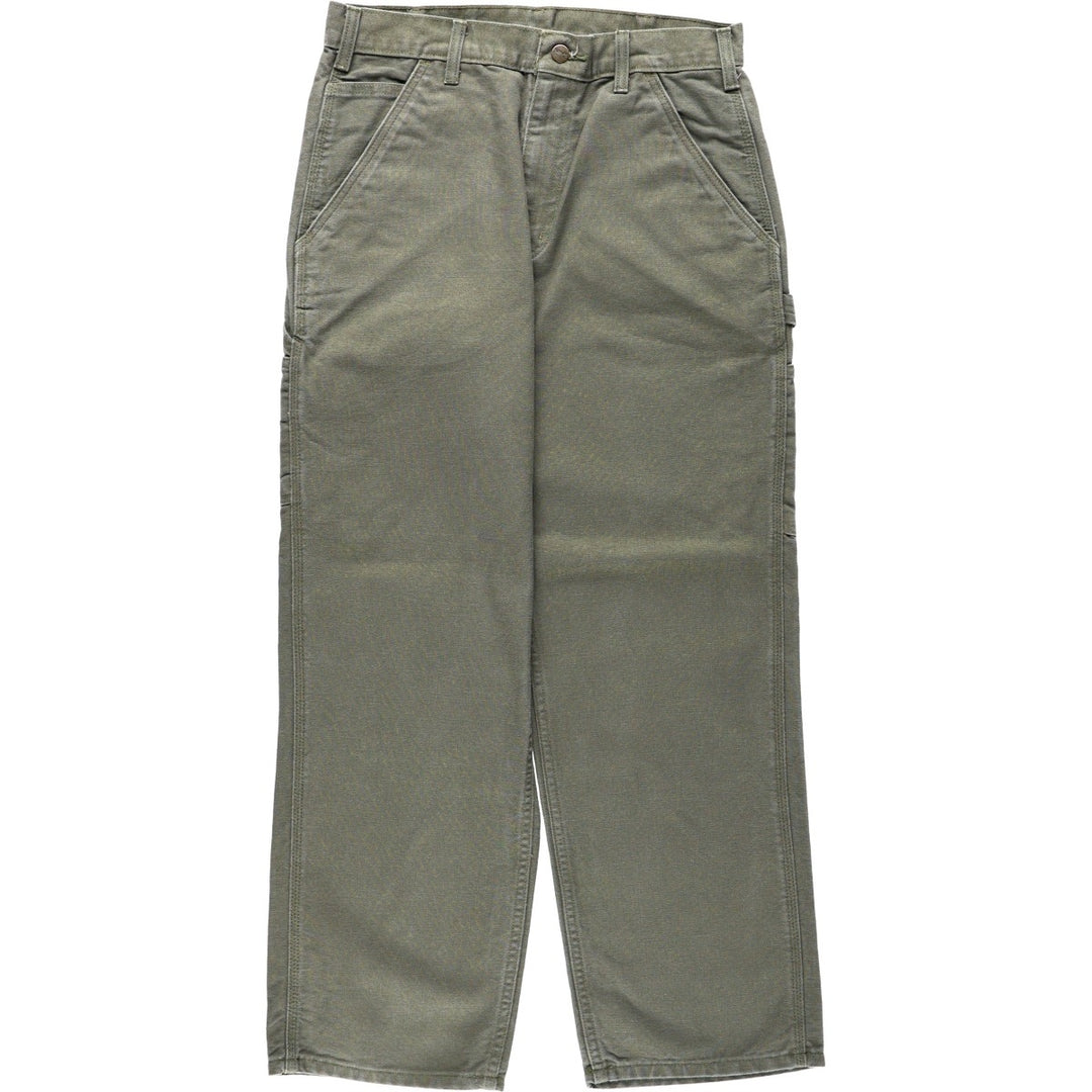 Carhartt Duck Painter Pants, Men's, W31 equivalent cotton Khaki type Vintage Second Hand